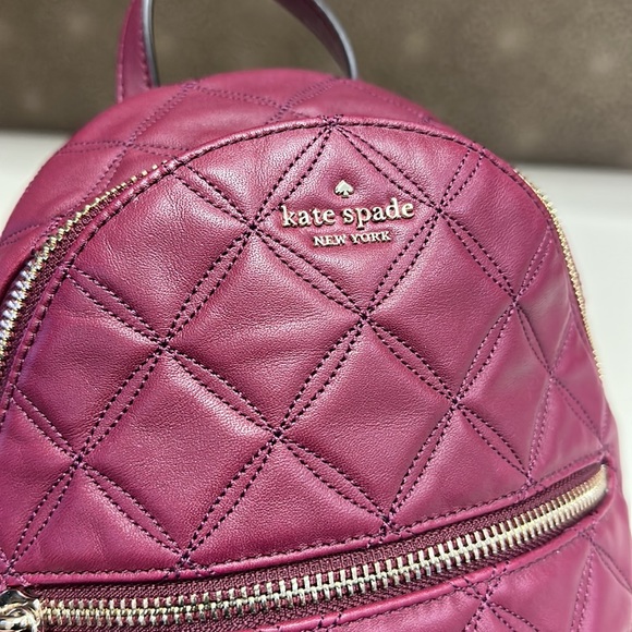 🔥🔥🔥Kate Spade Natalia Convertible Quilted Leather Mini Backpack - Picture 11 of 15